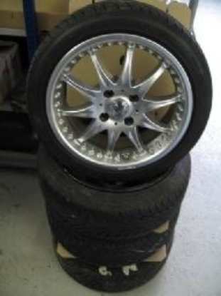 Bild von Occ. Komplet Rad 7x16 Smoor Typ MB014 4x108 et35 mit Reifen Dunlop 195/45R16