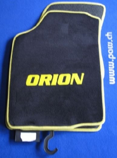 Bild von Ausverkauf Fussmatte Ford Orion -gelb -Aufschrift Orion (nur solange Vorrat, vorheriger vk.119.-)