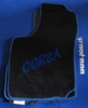 Bild von Ausverkauf Fussmatte Opel Corsa B Jg.93-01, -Velour schw./blau Schriftzug Corsa (nur solange Vorrat, vorheriger vk.119.-) *