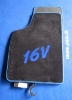 Bild von Ausverkauf Fussmatte Opel Kadett E Jg.84-92, -schwarz mit blau Schriftzug 16V (nur solange Vorrat, vorheriger vk.119.-)