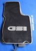 Bild von Ausverkauf Fussmatte Opel Kadett E Jg.84-92, -schwarz mit grau Schriftzug GSI (nur solange Vorrat, vorheriger vk.119.-)