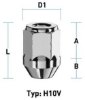 Bild von Radmutter M14x1.50 Kegelbund 60° Schlüsselweite 21mm zu verzinkt, für Tesla *