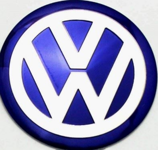 Bild von NabendeckelEmblem  56mm VW in glanz/blau