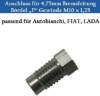 Bild von BremsleitungAnschluss 4.75mm, M10x1.25 Bördel F für Autobianci, Fiat, Lada  (1stück) *