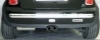 Bild von HeckSchürze BMW Mini Jg.10.04-, mit Ausschnitt mittig für Doppel-Endrohr
