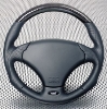 Bild von Lenkrad mit Airbag 340mm Leder schwarz / Carbon Typ Freeway Carbonlook