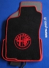 Bild von Ausverkauf Fussmatte Alfa 75 -rot -mit Logo (Liquitationspreis nur solange Vorrat, vorheriger Preis 149.-)