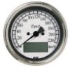 Bild von Anzeige Tachometer mit Messbereich bis 220 km/h. -poliert/weiss *