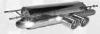 Bild von Auspuffanlage Mazda MX5 Typ NC Jg.11.05-, Bastuck mittig gerade rund 2x90mm 20° schräg geschnitten eingerollt mit absorber aus Edelstahl Gr.-A mit Zerti