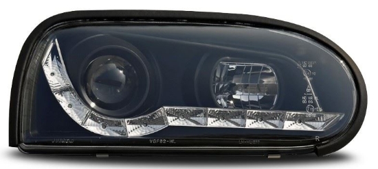 Bild von Scheinwerfer VW Golf 3, schwarz ohne Standlichtringe ohne Frontblinker *