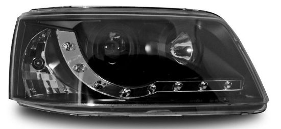 Bild von Scheinwerfer VW T5 Jg.5.03-, schwarz led *