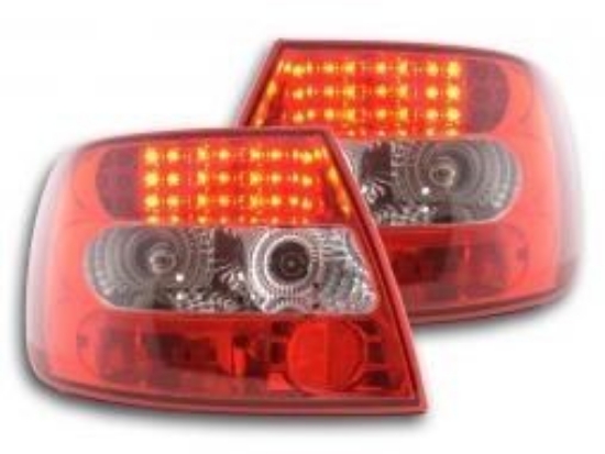 Bild von Heckleuchten Audi A4 Typ B5 Lim. Jg.11.94-11.00, rot/chrom/rot led *