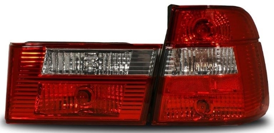 Bild von Heckleuchten BMW 5er E34 Kombi Jg.9.91-, rot/chrom/rot *