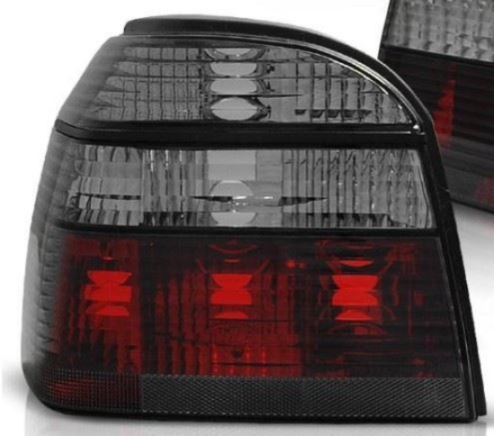 Bild von Heckleuchten VW Golf 3 inkl. Cabrio Typ 1H Jg.7.91-10.98, chrom/rot-schwarz *