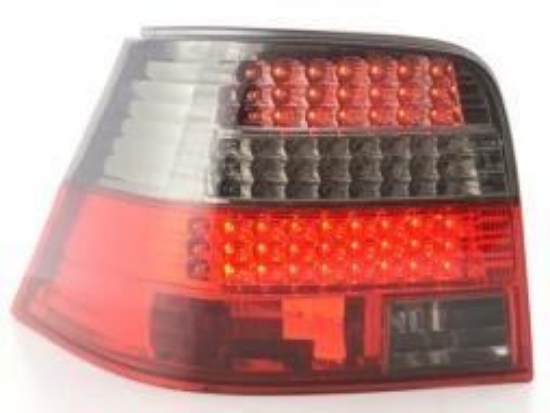 Bild von Heckleuchten VW Golf 4 Lim. Jg.10.97-, schwarz/rot led *