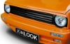 Bild von Kühlergrill VW Golf 2 Typ 19 Jg.8.83-7.91, -ohne Doppelscheinwerfer, -Rippenlook schwarz aus ABS, Jom