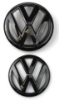Bild von MarkenEmblem-Set VW, Front/Heck schwarzglanz *