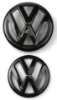 Bild von Kühlergrill-Emblem in schwarzglanz-lackiert für Front+ Heck *