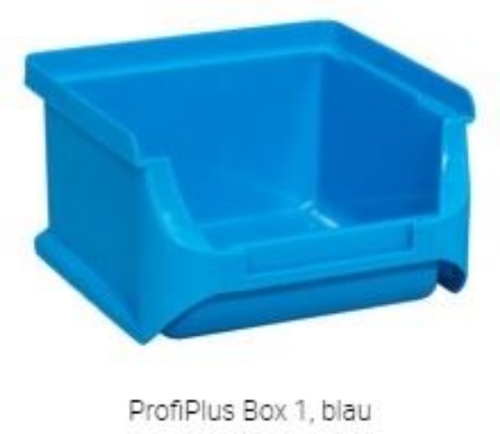 Bild von Lagersichtkasten T/B/H=100-102-060mm Box 1 blau *